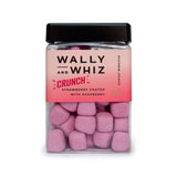 Jordbær med Hindbær Crunch, 210g